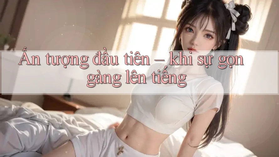 Ấn tượng đầu tiên – khi sự gọn gàng lên tiếng Ấn tượng đầu tiên – khi sự gọn gàng lên tiếng