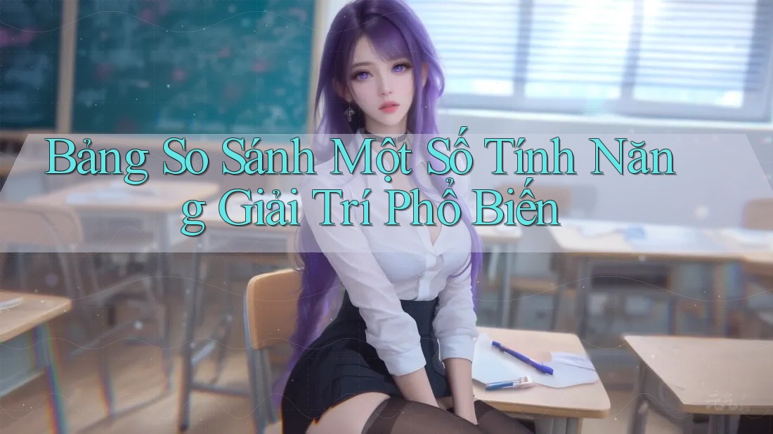 Bảng So Sánh Một Số Tính Năng Giải Trí Phổ Biến Bảng So Sánh Một Số Tính Năng Giải Trí Phổ Biến