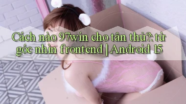 Cách nào 97win cho tân thủ từ góc nhìn frontend Android 15