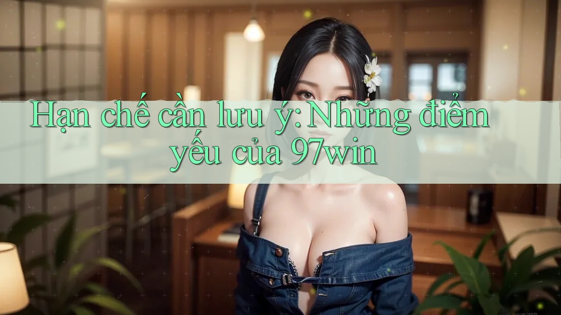 Hạn chế cần lưu ý: Những điểm yếu của 97win Hạn chế cần lưu ý: Những điểm yếu của 97win