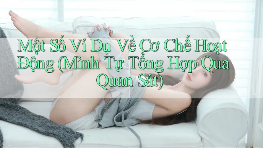 Một Số Ví Dụ Về Cơ Chế Hoạt Động (Mình Tự Tổng Hợp Qua Quan Sát)