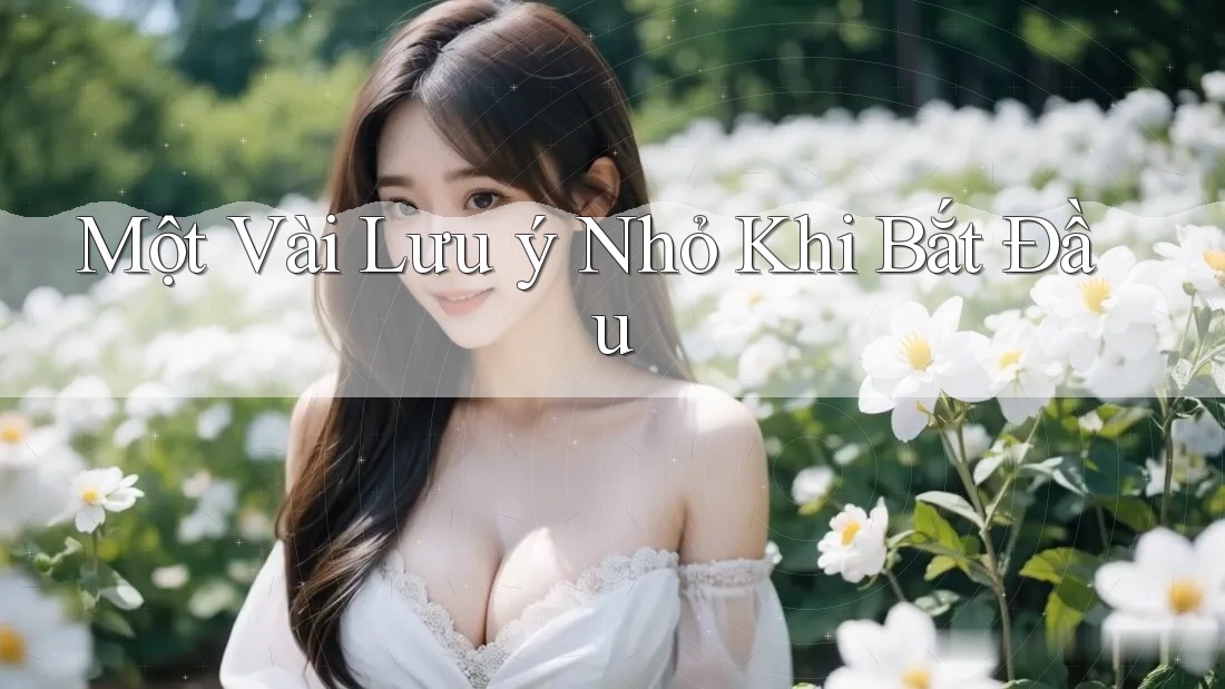 Một Vài Lưu ý Nhỏ Khi Bắt Đầu