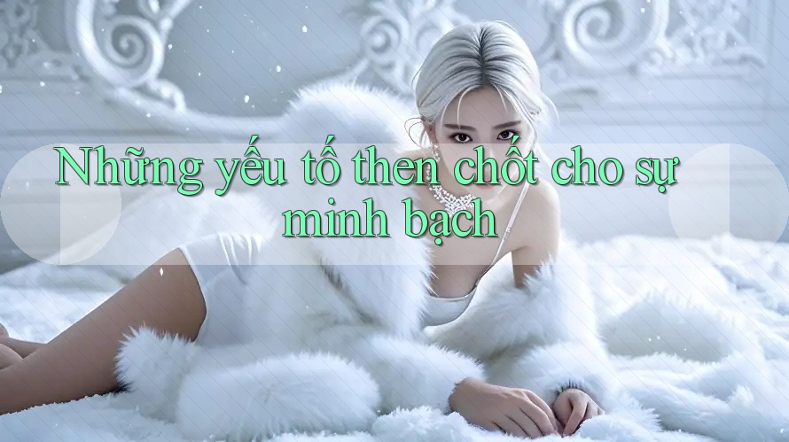 Những yếu tố then chốt cho sự minh bạch Những yếu tố then chốt cho sự minh bạch