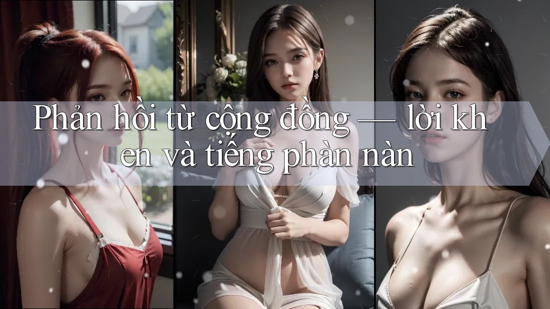 Phản hồi từ cộng đồng — lời khen và tiếng phàn nàn Phản hồi từ cộng đồng — lời khen và tiếng phàn nàn