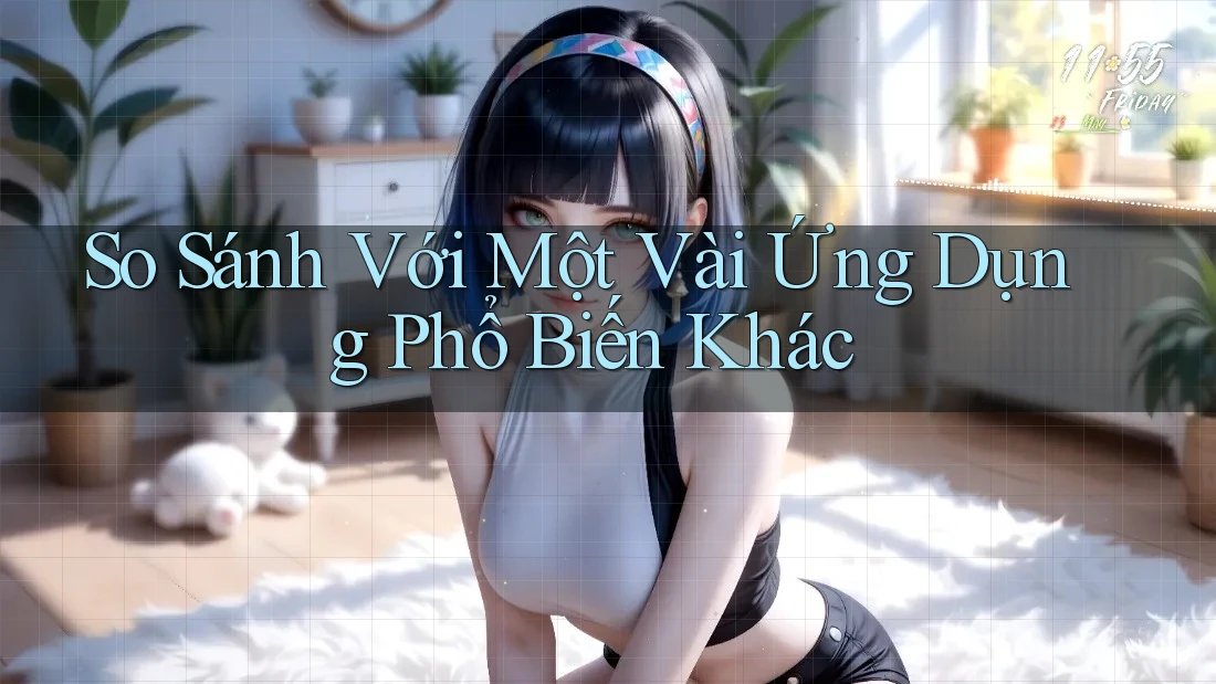 So Sánh Với Một Vài Ứng Dụng Phổ Biến Khác So Sánh Với Một Vài Ứng Dụng Phổ Biến Khác