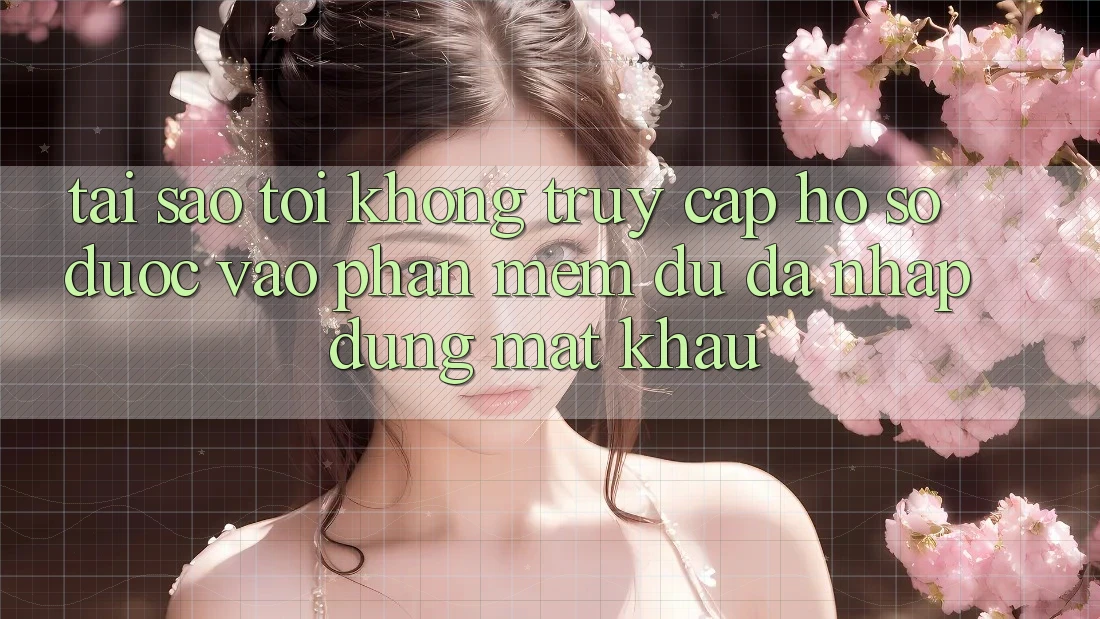 Tại sao tôi không truy cập hồ sơ được vào phần mềm dù đã nhập đúng mật khẩu? Tại sao tôi không truy cập hồ sơ được vào phần mềm dù đã nhập đúng mật khẩu?