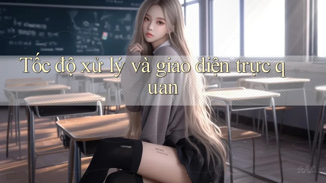 Tốc độ xử lý và giao diện trực quan Tốc độ xử lý và giao diện trực quan