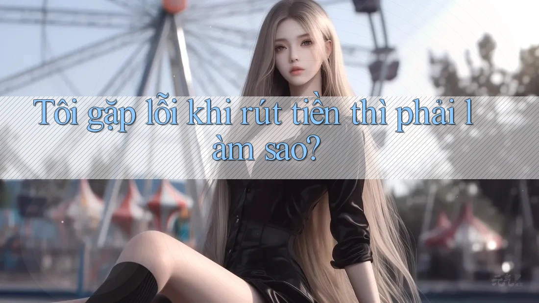 Tôi gặp lỗi khi rút tiền thì phải làm sao? Tôi gặp lỗi khi rút tiền thì phải làm sao?